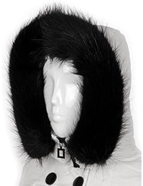 Futrzane Kapuzen Fellkragen für Kapuze Pelz Schal Fellstreifen