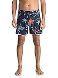 Diseño atractivo. Quiksilver Highline Trespasser 16 - Bañador para Hombre, Hombre, KHW700340236, Azul/Rojo, 36 EU