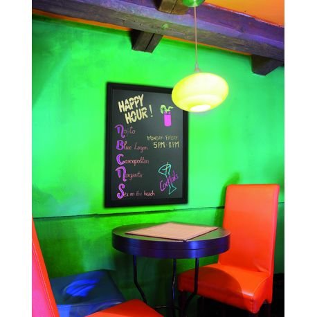 Universal Wandtafel witterungsbeständig Farbe: schwarz 60x80cm WBU-BL-60 - 7