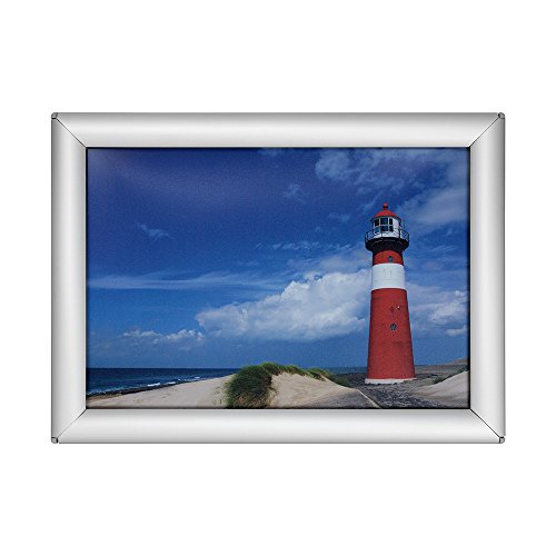 Vorteilspack 10 x Bilderrahmen Klapprahmen aus Aluminium / Kunststoff im Set – DIN A4 – Geschenkidee für Familien – für Portraitsammlung – Fanposter – uvm. - 3