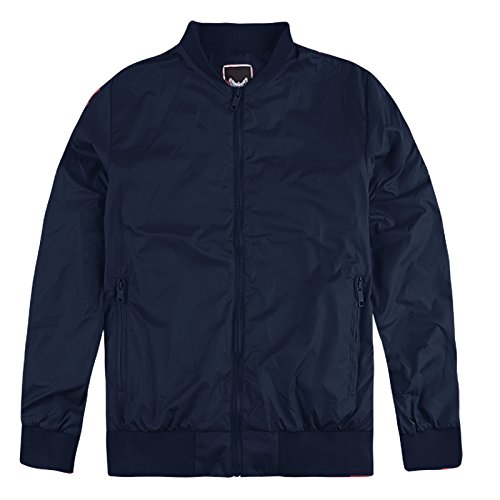 Brave Soul Herren Sanjay bergangs Jacke (Medium) (Marineblau)