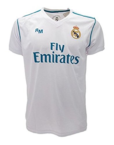 Maglia Calcio Real Madrid Neutra Senza Nome e Numero Prodotto Ufficiale Stagione 2017-2018 (12 Anni)
