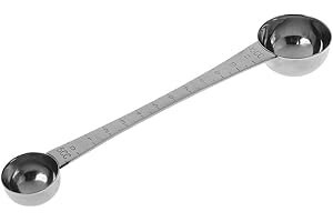 Lunji Cuillere Doseuse Ended avec échelle Cuillère à Café Outils de Cuisson - 5g &15g