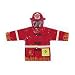 Kidorable Baby Boys Red Fireman Pockets Helmet Hooded Rain Coat 12-18M