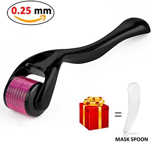 Derma Roller 0.25mm, MrLi Micro Needle Roller for Skin Internal Regeneration Anti Ageing Scar Treatment 540 Stainless Steel