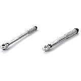 Amazon Basics Chiave dinamometrica da 3/8”, 15-80 ft-lb, 20,4-108,5 Nm & Chiave dinamometrica da 1/4”, 35-200 in.-lb, 3,95-22