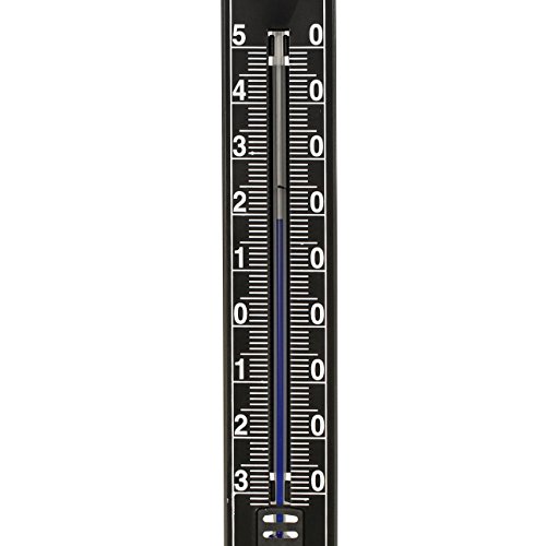 3 Stück Set Analog Innen , Aussen , Garten Thermometer . Kunststoff schwarz 4979 - 2