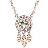 ❤ DETIAL: The Chain is 18 inches + 2 inches extension. Pendant Height: 1.06 inch, Width: 0.6 inch. Weight: 1.08oz.