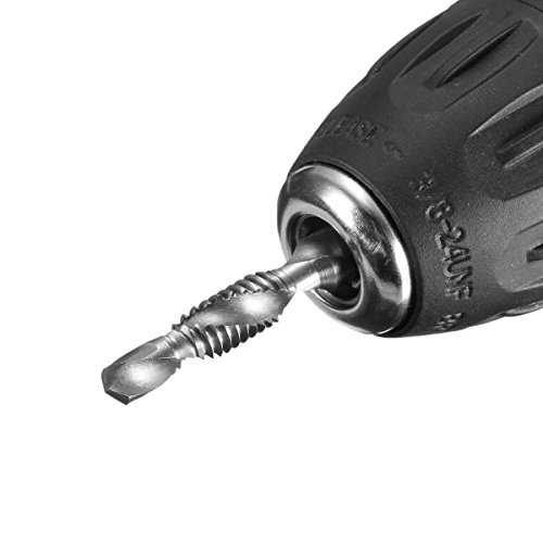 Mohoo Handgewindebohrer Maschinengewindebohrer Drill Bits Satz Edelstahl HSS (M3 M4 M6 M8 M10) Type A - 2