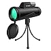 Price comparison product image AMIR Criacr Monokular Teleskop, 12X50 Monokulare Teleskope, Wasserdicht HD Teleskop Monokular mit Handy Halterung & Stativ, BAK4 Prisma - f¨¹r Vogelbeobachtung, Reisen,Tiere & auch f¨¹r die Jagd