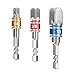 Price comparison product image OCGIG 3Pcs 1/4" 3/8" 1/2" Impact Socket Adapter Hex Shank Drill Bits Extension Bar Set for Hand Drill Bit Socket Set Ratchet Wrenche