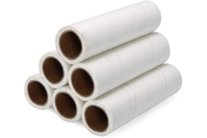 Gozar 6Pcs Ricarica Rulli Pelucchi Rullo per Lanugine a Manico Lungo Rullo per Lanugine Rullo per Peli di Animali Domestici Rullo per Lanugine-19cm