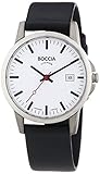 Boccia Herren-Armbanduhr XL Titanium Analog Quarz Leder 604-18
