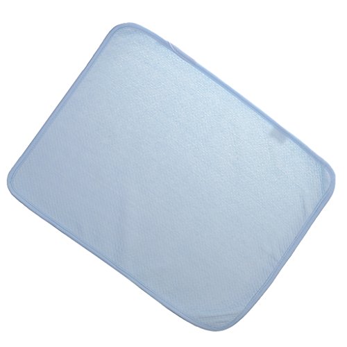 Preisvergleich Produktbild Sharplace Wickelunterlage für Babys und Kleinkinder, Wasserdicht, Waschbar, Wiederverwendbare Windel 35 * 45cm - Blau, 70 * 50cm