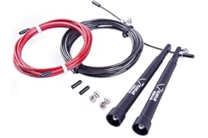 Ryher Cuerda para saltar - Kit con Comba crossfit hombre y mujer, niños y adultos - Combas de Fitness, Crossfit, Boxeo, Deporte, material para un gym gimnasio en casa