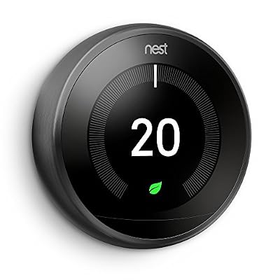 Nest Learning Thermostat, 3e génération, noir