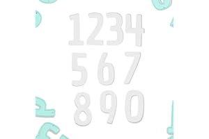 Craftelier - Set de 10 Troqueles con Forma de Números para Proyectos de Tarjetería, Scrapbooking y Manualidades | Compatible con Múltiples Máquinas de Troquelado y Materiales | Tamaño Aprox. 3 cm