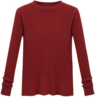 Women Knitwear ,Moonuy Ladies Girl Long Sleeve Solid Cotton Warm Knitting Shirt Casual Fashion Slim Blouse Autumn Winter Loose Tops T-Shirt Cardigans Sweater (Red, Free Size)
