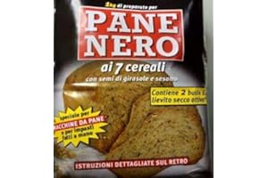 PRODIGITAL Farina 1 kg Farina per fare PANE NERO ai 7 Ceriali + lievito + 5 spezie (sale himalaya)