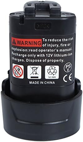 Battery for Makita BL1013, FLAGPOWER 10.8V 1500mAh Battery for Makita Makbl1013 BL1013 10.8V Li-ion Pod Style Battery 194551-4 194550-6 (1 Pack)