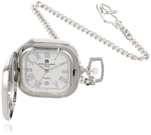 Charles-Hubert, Paris Two-Tone Quartz Pocket Watch