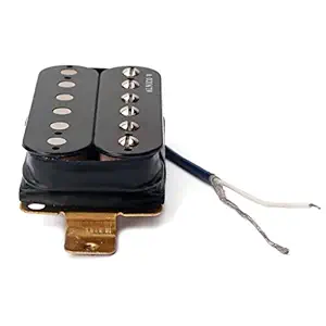 MAXBELL 1Pc Black Guitar Bridge Humbucker Pickup w/ Screw Alnico V for Strat SG Accs