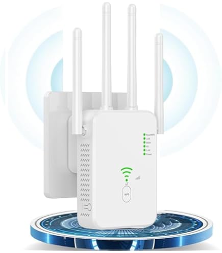 WLAN Repeater 1200Mbit/s - Dual-Band WiFi Verstärker Mit 4 Antennen