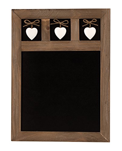 Kreidetafel Memotafel 30 cm x 40 cm Tafel mit Herz Küchentafel Holzrahmen Wandtafel