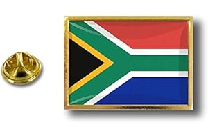 AKACHAFACTORY Akacha pins pin Badge pin's Metal avec Pince Papillon Drapeau Afrique du sud