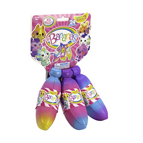 Bananas- Figuras coleccionables - Pack de 3 Piezas, 36020