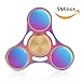 Price comparison product image Starccok Rainbow Tri Fidget Hand Finger Spinner Toy with Premium R188 Bearing, 5 Minutes High Quiet Speed, Perfect for ADD, ADHD, Anxiety and Autism Adults or Kids (As Shown, Round Rainbow)