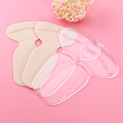 ROSENICE Fersenkissen High Heel Pads 2 Paar Heel Pain Treatment Gel Einlagen - 5