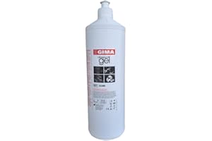 WELLNESS & CARE Gel conductor ultrasonidos para Doppler, ecografía, electrodos, transductores,miograma,fisioquinesoterapia, EMG,EEG...gel ultrasonidos (azul, 1000ml)