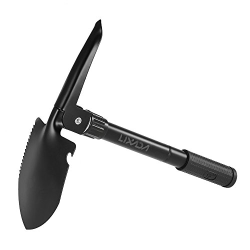 Lixada Multifunktionaler Klappspaten/Hacke, für Garten und Camping - 4