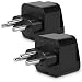 Produktbild kwmobile 2X Reiseadapter Schweiz Typ-J - Reise Adapter zu Typ J Steckdose in z.B. Schweiz - Stromadapter Urlaub