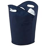 H and L Russel Laundry Hamper with Handles, Marine  Blue (Kitchen &amp; Home)