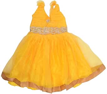 yellow short frock