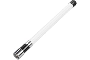 Bewinner 22 cm Antena de Radio para Automóvil -Frecuencias VHF 130-174MHz y UHF 400-500MHz Señal Mejorada Anti-Interferencia-Antena con Enchufe UHF / Pl259(Blanco)