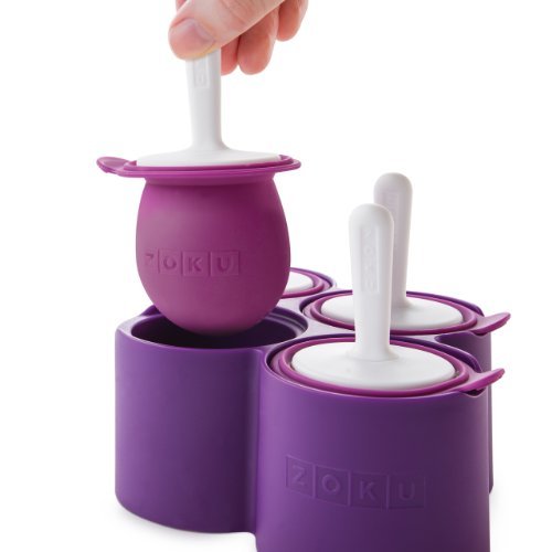Zoku 4er-Form für rundes Stieleis - 6