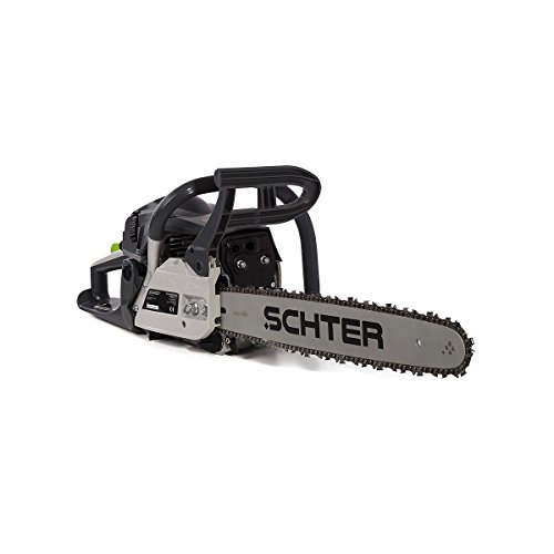 SCHTER Benzin Kettensäge Motorsäge 52CC Grau - 4