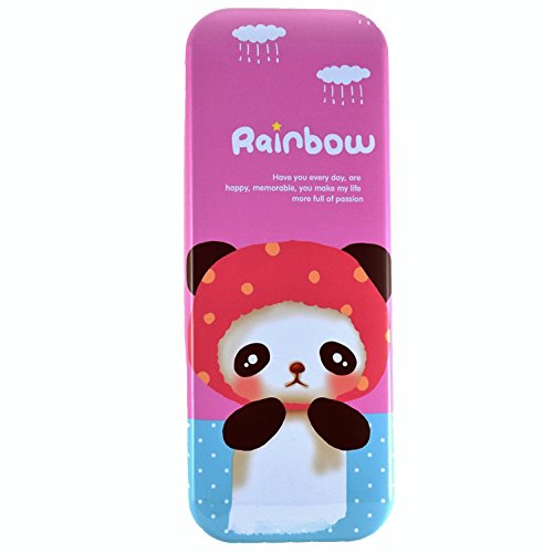Funmatic Metal Durable Pink Rainbow Pencil Box RS.199 (60.00% Off) - Amazon
