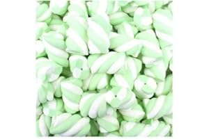 BIRIBAO Marsh Mallow Treccia Bianco Verde 1kg.