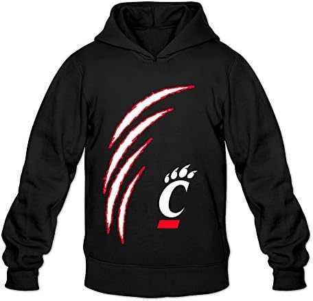 Men's University Of Cincinnati Bearcats Football Logo Hoodies Black - Black -