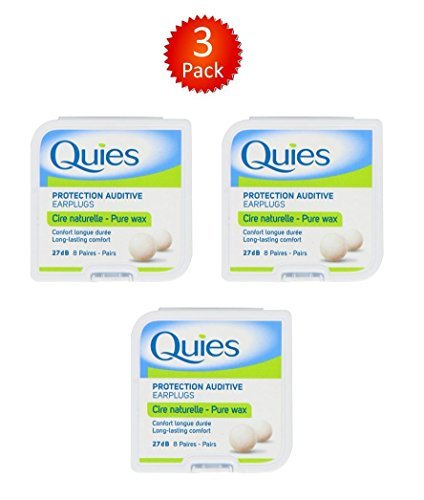 Bolas natural cera tapones para los oídos quies