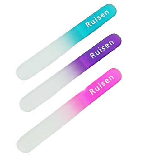 Ruisen Baby-Nagelfeile 3-Pack Säuglingspflege-Kristallglas -Nagelfeilen Die besten Geschenke für Babys, Kleinkinder und junge Mütter - 3