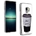 Produktbild Galaxy S9 Hülle Liquid Flüssige Fließend Treibsand Glitzer Cover Handyhülle Glittery aus TPU und Hart Plastik 2 in 1 Durchsichtig Schutzhülle Backcover Glitzerhülle für Samsung Galaxy S9,Coffe