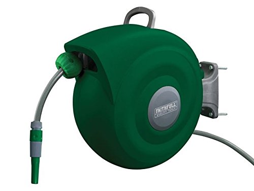 Preisvergleich Produktbild Automatische Schlauchtrommel mit Wandhalterung 20 m