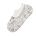 Produktbild Zarupeng Mode Damen Kurzsocken, Unisex Casual Bootssocken Arbeits Geschäfts Baumwoll Socke Unsichtbare Sneaker Socken Sportsocken (One Size, Grau)