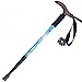 Produktbild HUO FEI NIAO Trekkingstange Ultrakurzer ultraleichter Carbon-Trekkingständer T-Griff-Teleskop-Stoßdämpfer (Farbe : Blau)