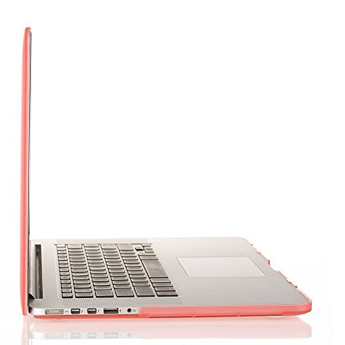 MOSISO Ultra Slim Plastik Hartschale Schutzhülle Hülle Snap Case für Macbook Pro 13 Zoll mit Retina Display NO CD-ROM Drive (A1502 / A1425), Rose - 6